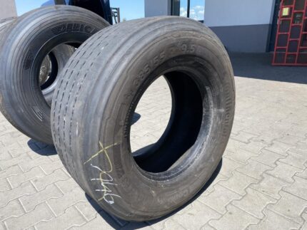 Opona ciężarowa używana 385/55R19.5 BIEŻNIKOWANA TYP CONTINENTAL HTR2 / 11mm