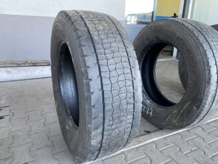  Opona ciężarowa używana 315/60R22.5 BRIDGESTONE ECOPIA H-DRIVE 001 / 8-10mm