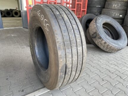  Opona ciężarowa używana 385/65R22.5 GOODYEAR KMAX T GEN-2 / 9-11mm
