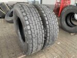 Używane opony ciężarowe 315/80R22.5 DUNLOP SP462 / 12-15mm