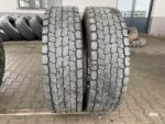 Używane opony ciężarowe 315/80R22.5 DUNLOP SP462 / 12-15mm