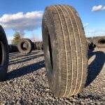  Opona ciężarowa używana 315/80R22.5 BARKLEY BL203+ / 13-14mm