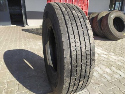  Używana opona ciężarowa 315/80R22.5 HANKOOK TL10 + E-CUBE MAX / 10-12mm