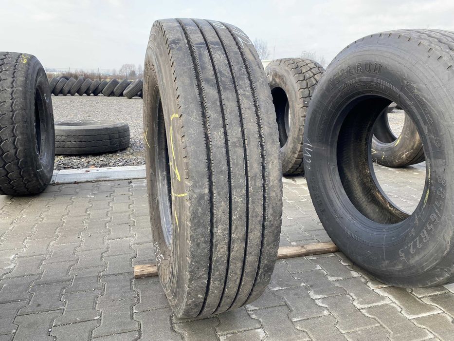 Używana opona ciężarowa 315/80R22.5 KUMHO KLS03+ / 10-12mm Używana opona ciężarowa 315/80R22.5 KUMHO KLS03+ / 10-12mm