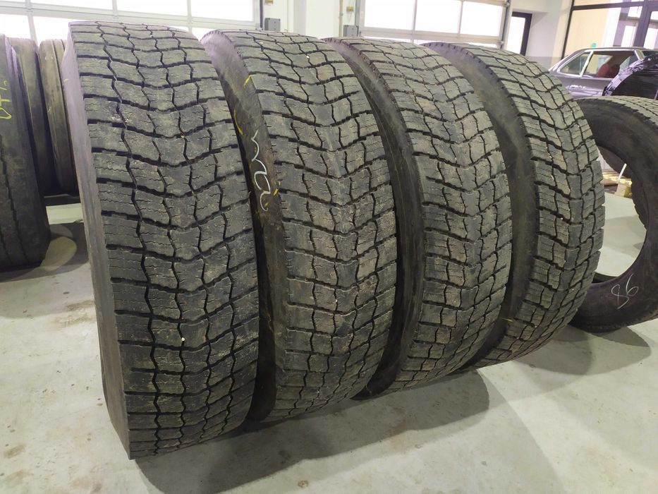 Używane opony ciężarowe 315/80R22.5 BIEŻNIKOWANA TYP KOSTKA / 8-9mm Używane opony ciężarowe 315/80R22.5 BIEŻNIKOWANA TYP KOSTKA / 8-9mm