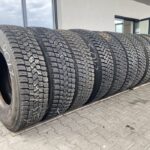  Używane opony ciężarowe 315/80R22.5 BIEŻNIKOWANA TYP KOSTKA BANDAG BDR-ASD