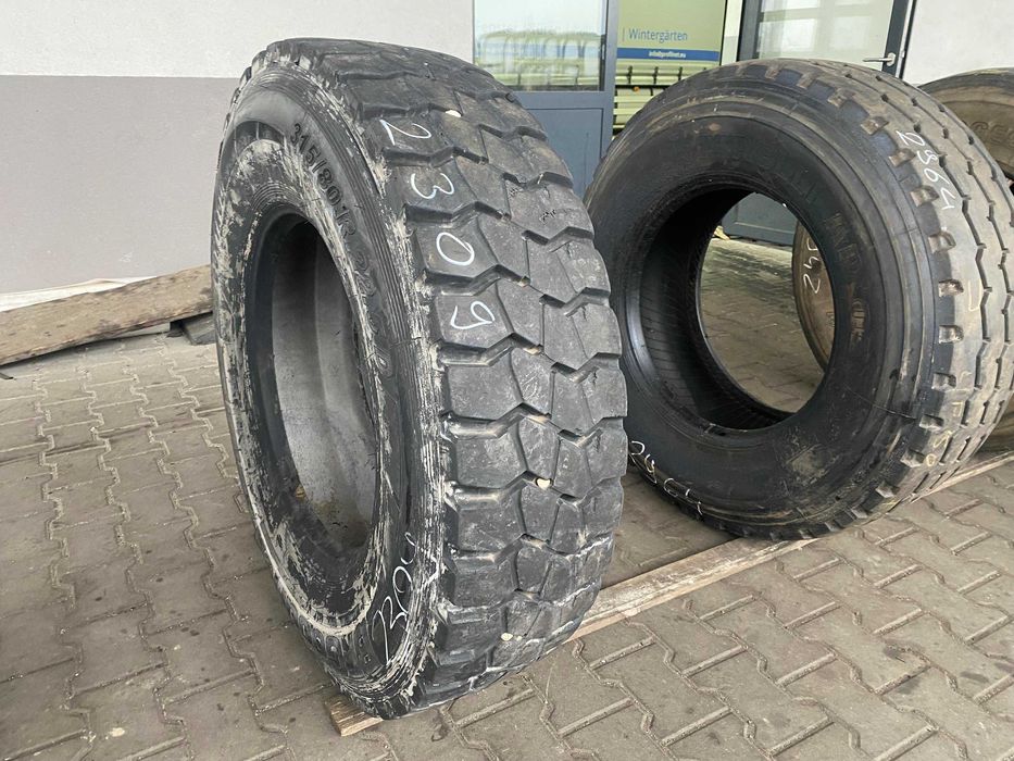 Opona ciężarowa używana 315/80R22.5 BFGOODRICH CROSS CONTROL D / 14-17mm Opona ciężarowa używana 315/80R22.5 BFGOODRICH CROSS CONTROL D / 14-17mm