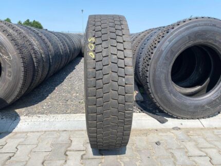 Używana opona ciężarowa 315/80R22.5 BIEŻNIKOWANA TYP BRIDGESTONE R-DRIVE 001 / 11-14mm