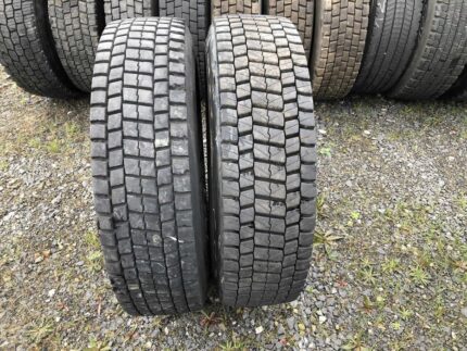 Używane opony ciężarowe 315/80R22.5 BIEŻNIKOWANA TYP BRIDGESTONE R-DRIVE 001 PLUS / 17-18mm