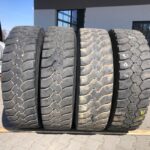  Używane opony ciężarowe 315/80R22.5 BIEŻNIKOWANA TYP NAPĘD BUDOWLANY / 11-14mm