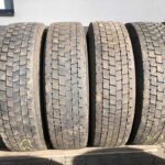  Używane opony ciężarowe 315/80R22.5 BIEŻNIKOWANA TYP MICHELIN  XDE2 / 8-10mm