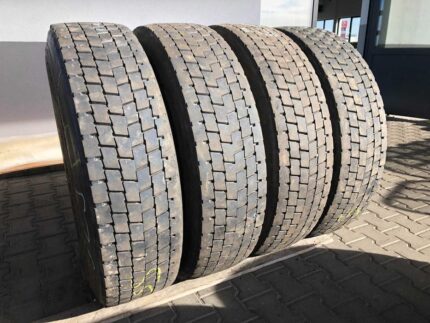 Używane opony ciężarowe 315/80R22.5 BIEŻNIKOWANA TYP MICHELIN  XDE2 / 8-10mm
