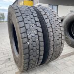  Używane opony ciężarowe 315/80R22.5 BRIDGESTONE  DURAVIS R-DRIVE 002 / 19-20mm