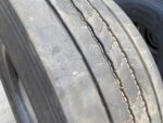 Używana opona ciężarowa 315/80R22.5 BRIDGESTONE R-STEER 001 PLUS / 8-9mm