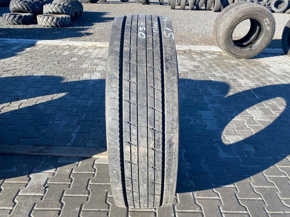 Używana opona ciężarowa 315/80R22.5 BRIDGESTONE DURAVIS R-STEER 002 / 14-15mm Używana opona ciężarowa 315/80R22.5 BRIDGESTONE DURAVIS R-STEER 002 / 14-15mm
