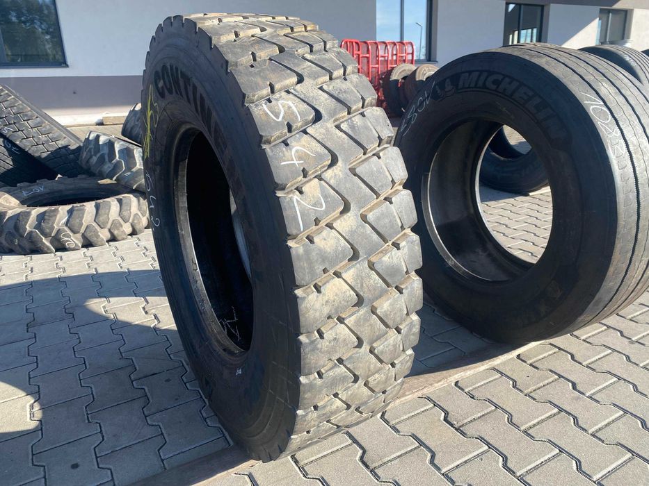 Używana opona ciężarowa 315/80R22.5 CONTINENTAL HDC1 / 15mm Używana opona ciężarowa 315/80R22.5 CONTINENTAL HDC1 / 15mm