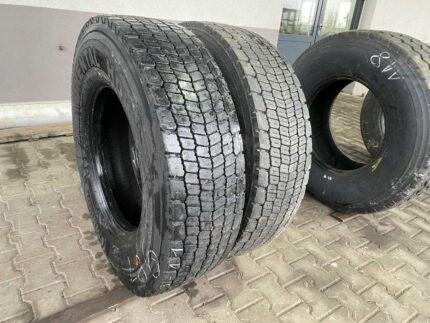  Używane opony ciężarowe 315/80R22.5 CONTINENTAL CONTI SCANDINAVIA HDW2 / 10-12mm