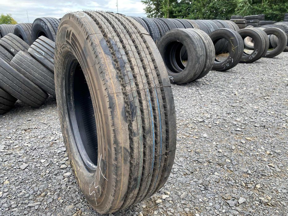 Opona ciężarowa 385/65R22.5 TRAZANO SMART TRANS T48 / 10mm Opona ciężarowa 265/70R19.5 CONTINENTAL HTR1 / 100% BIEŻNIKA