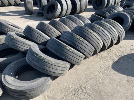  Opony ciężarowe 245/70R17.5 DUNLOP MICHELIN NACZEPOWE / 5-6MM