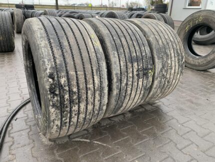 Używane opony do ciężarówek 455/40R22.5 ADVANCE GL251T / 6-8mm