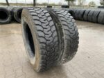 Używane opony do ciężarówek 315/80R22.5 BIEŻNIKOWANA TYP MICHELIN X WORKS D / 13-16mm