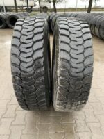 Używane opony do ciężarówek 315/80R22.5 BIEŻNIKOWANA TYP MICHELIN X WORKS D / 13-16mm
