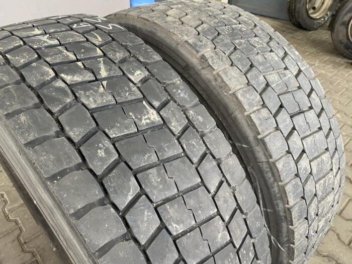 Używane opony do ciężarówek 315/70R22.5 BIEŻNIKOWANA TYP BRIDGESTONE M729 / 7-9mm