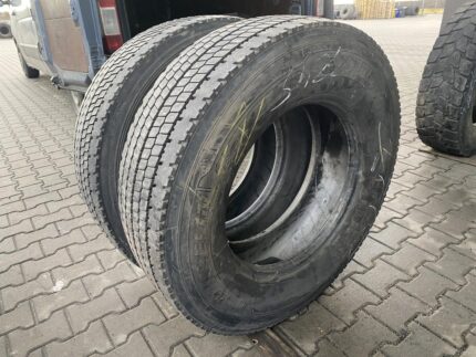 Używane opony do ciężarówek 315/70R22.5 BIEŻNIKOWANA TYP MICHELIN XDA2 / 14mm