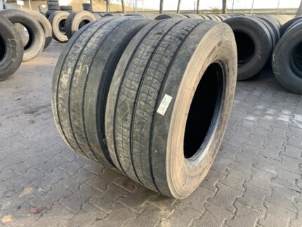 Używane opony do ciężarówek 385/55R22.5 BRIDGESTONE ECOPIA H-STEER 002 / 8-9mm