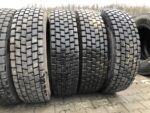 Używane opony do ciężarówek 275/80R22.5 MICHELIN XDE2+ / 14-18mm