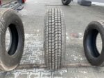 Używane opony do ciężarówek 295/80R22.5 BIEŻNIKOWANA TYP KOSTKA / 17-18mm