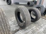 Używane opony do ciężarówek 295/80R22.5 BIEŻNIKOWANA TYP KOSTKA / 17-18mm