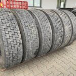 Używane opony do ciężarówek 295/80R22.5 BIEŻNIKOWANE TYP KOSTKA / 10-11mm
