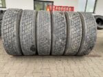 Używane opony do ciężarówek 295/80R22.5 BIEŻNIKOWANE TYP KOSTKA / 10-11mm