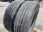 Używane opony do ciężarówek 295/80R22.5 BRIDGESTONE R-STEER 001 / 8-10mm