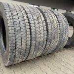 Używane opony do ciężarówek 295/80R22.5 BRIDGESTONE W990 STUDLESS SNOW / 10-11mm