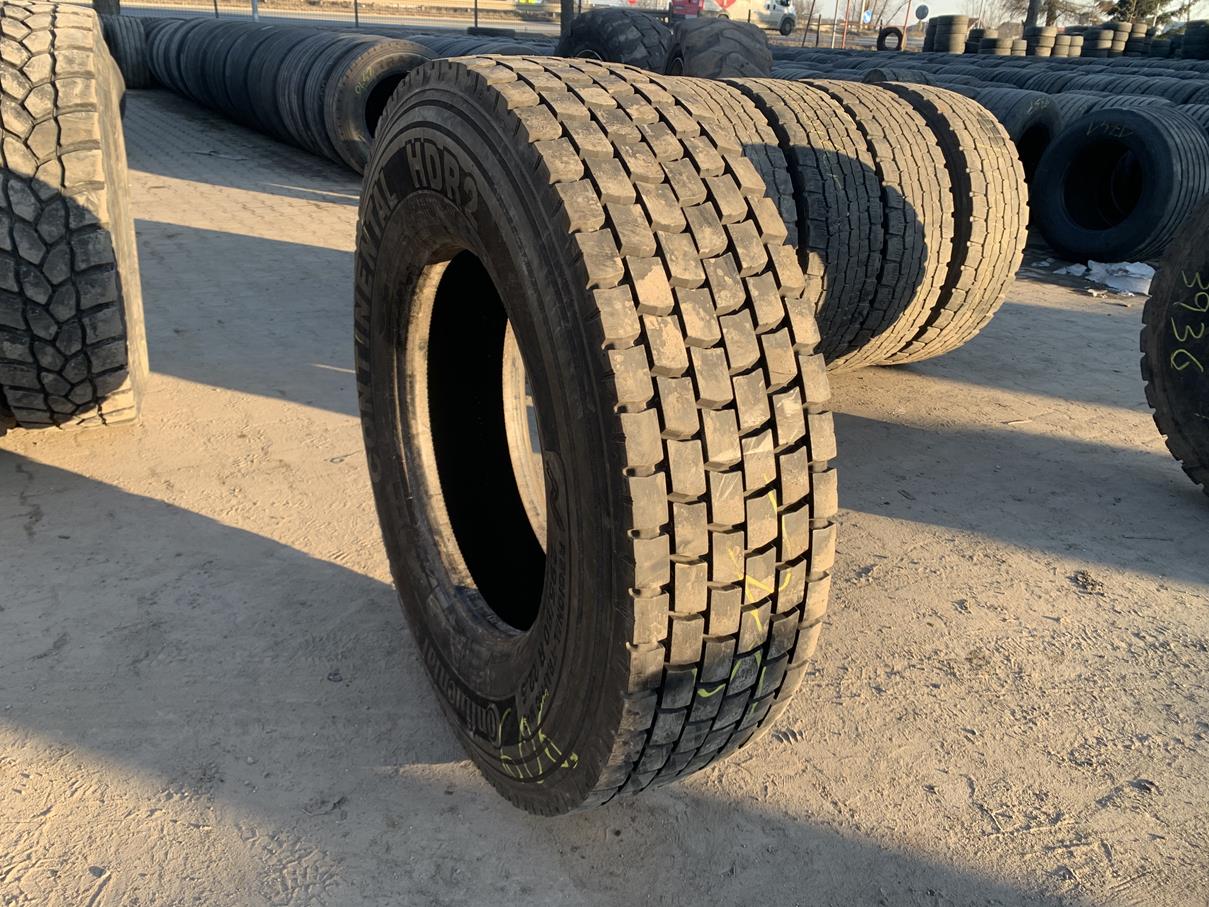 Opony ciężarowe 385/65R22.5 CONTINENTAL CONTI CROSSTRAC HT3 / 10-12mm Używane opony do ciągników siodłowych Wrocław