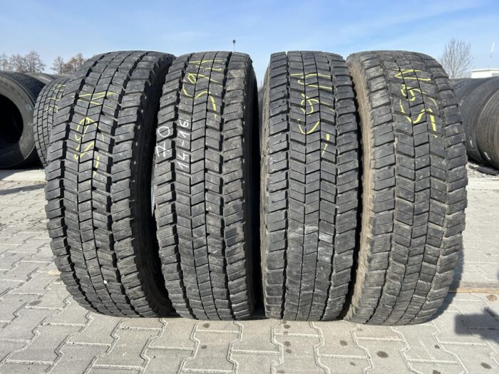 Opony używane ciężarowe napędowe 275/70R22.5 SEMPERIT TRANS-STEEL / 14-16mm