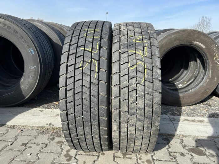 Opony używane ciężarowe napędowe 275/70R22.5 CONTINENTAL CONTI HYBRID HD3 / 15-17mm