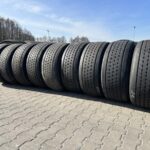  Opony używane ciężarowe przednie 355/50R22.5 GOODYEAR KMAX S HL / 9-11mm