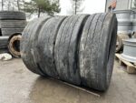Opony używane ciężarowe naczepowe 245/70R19.5 MICHELIN XTE2 / 4-6mm