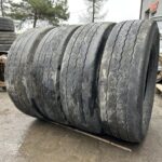  Opony używane ciężarowe naczepowe 245/70R19.5 MICHELIN XTE2 / 4-6mm