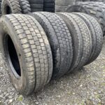  Opony używane ciężarowe napędowe285/70R19.5 DUNLOP SP444 / 8-9mm