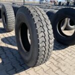  Opona używana ciężarowa napędowa budowlana 13R22.5 DUNLOP SP482 / 13-14mm