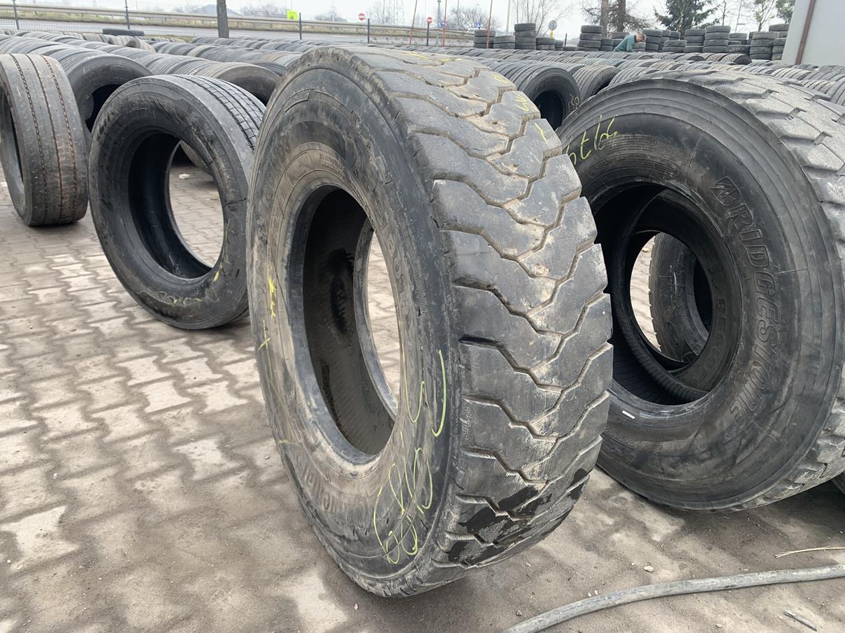 Opona używana ciężarowa napęd budowlana 13R22.5 Bieżnikowana / 10-12mm Opona używana ciężarowa napęd budowlany 315/80R22.5 CONTINENTAL CONTI CROSSTRAC HD3 / 10-15mm