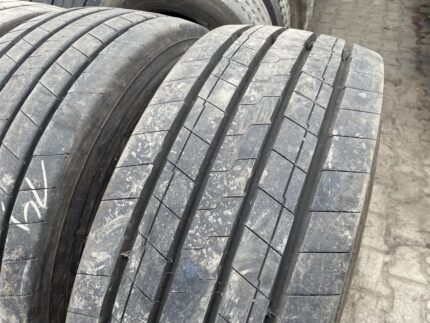 Opony używane ciężarowe naczepowe 385/65R22.5 GOODYEAR KMAX T GEN-2  / 13-17mm