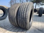 Opony używane ciężarowe naczepowe 385/65R22.5 GOODYEAR KMAX T GEN-2  / 14-17mm