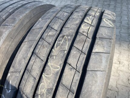 Opony używane ciężarowe naczepowe 385/65R22.5 GOODYEAR KMAX T GEN-2  / 14-17mm