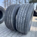  Opony używane ciężarowe naczepowe 385/65R22.5 GOODYEAR KMAX T GEN-2  / 13-16mm