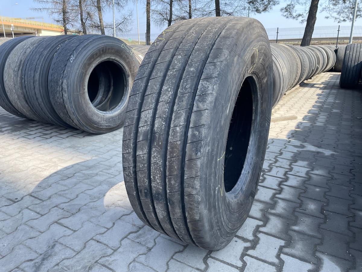 Opony używane ciężarowe naczepowe pogłębiane 285/70R19.5 MICHELIN,BRIDGESTONE,PIRELLI,BFGOODRICH Opona ciężarowa używana naczepowa 385/65R22.5 DUNLOP SP247 / 11-12mm